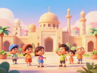 Amman skyline illustration