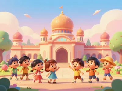 Bangalore skyline illustration