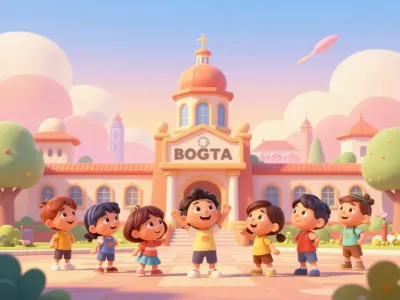 Bogota skyline illustration