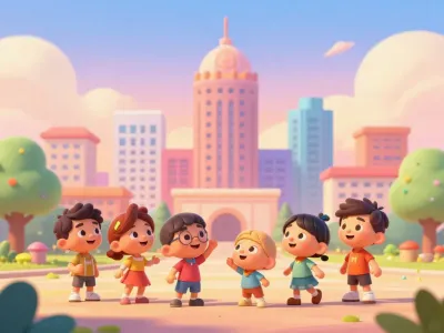 Houston skyline illustration