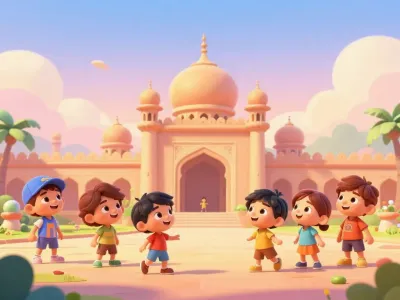 Hyderabad skyline illustration