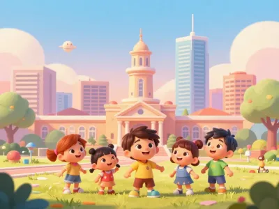 Johannesburg skyline illustration