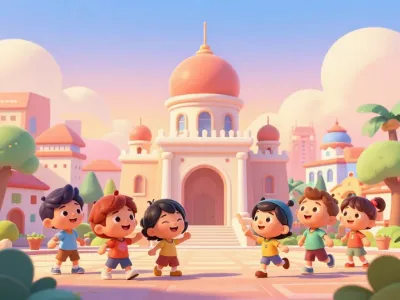 Manila skyline illustration