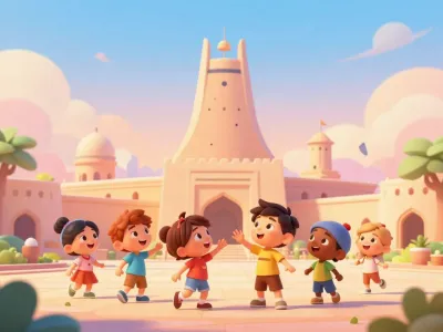 Riyadh skyline illustration