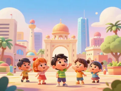 Tel Aviv skyline illustration